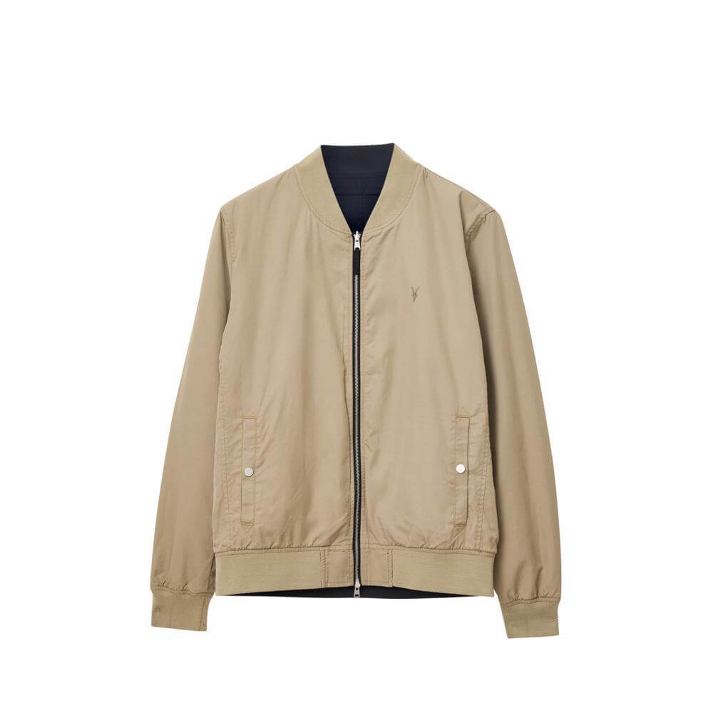 AllSaints Bassett Reversible Ramskull Bomber Jacket